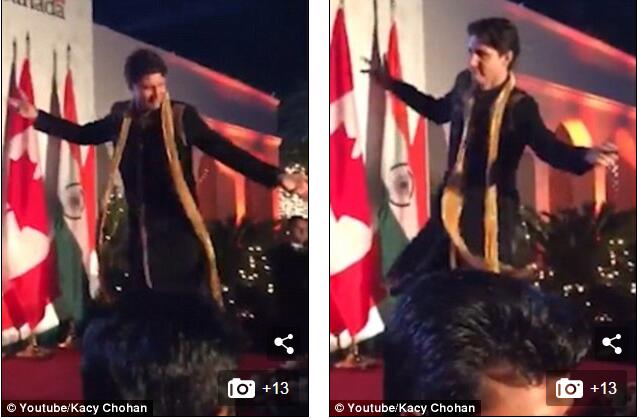 加拿大总理在印度尬跳当地舞 网友:宝莱坞看多了