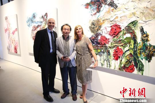 旅澳华裔画家陈平“鸟的女儿”主题画展在悉尼开展