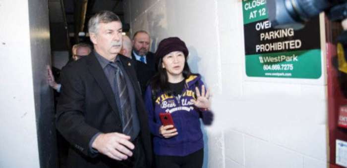 孟晚舟在温哥华出庭 引渡司法程序展开