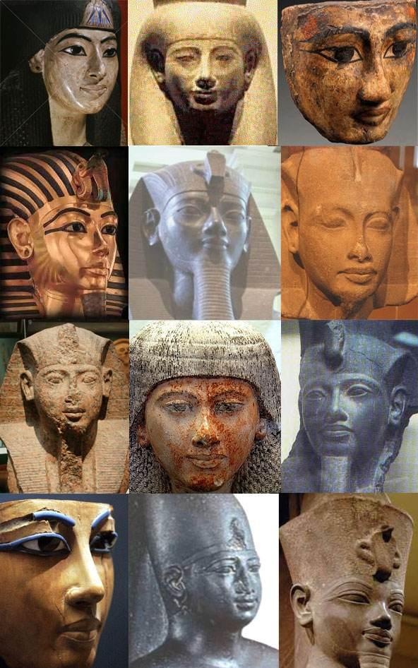 古埃及人既不是非洲黑人也不是欧罗巴人,他们的长相更接近于东亚人