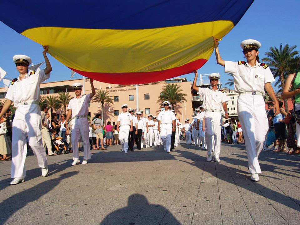2017年8月15日每年一度的罗马尼亚海军节庆祝活动在