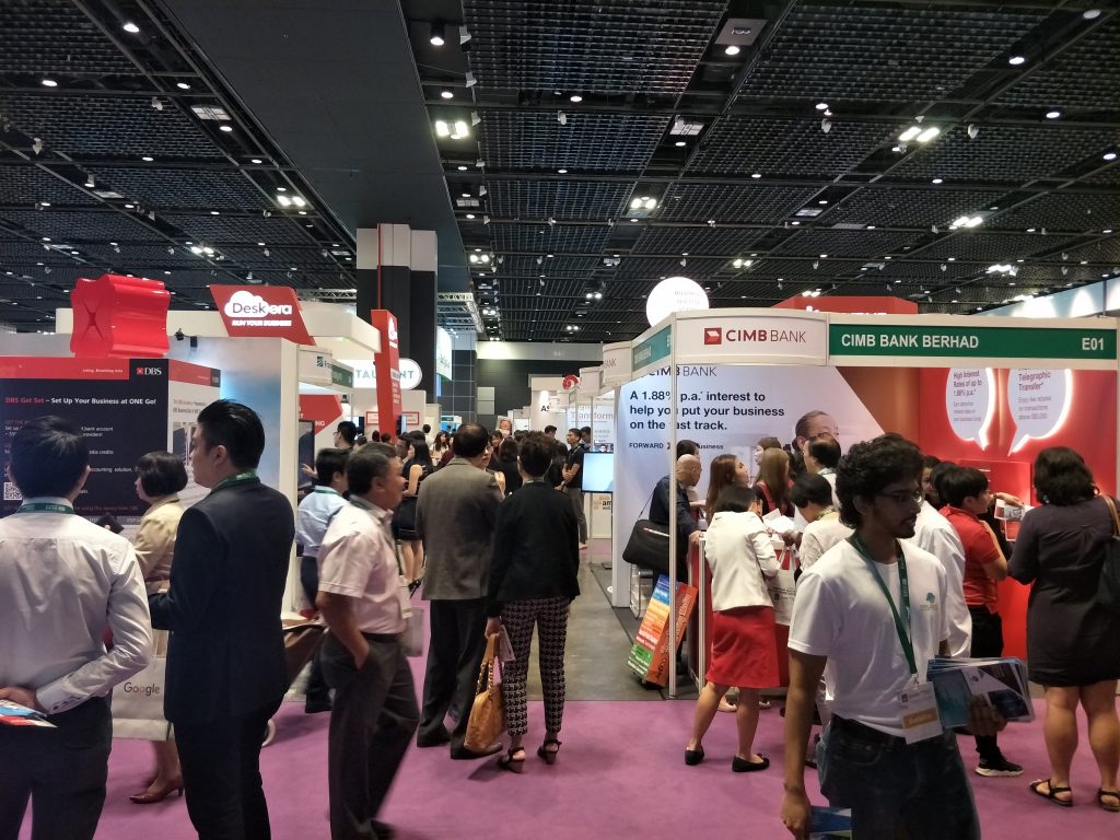 新加坡中小型企业博览会在新开幕