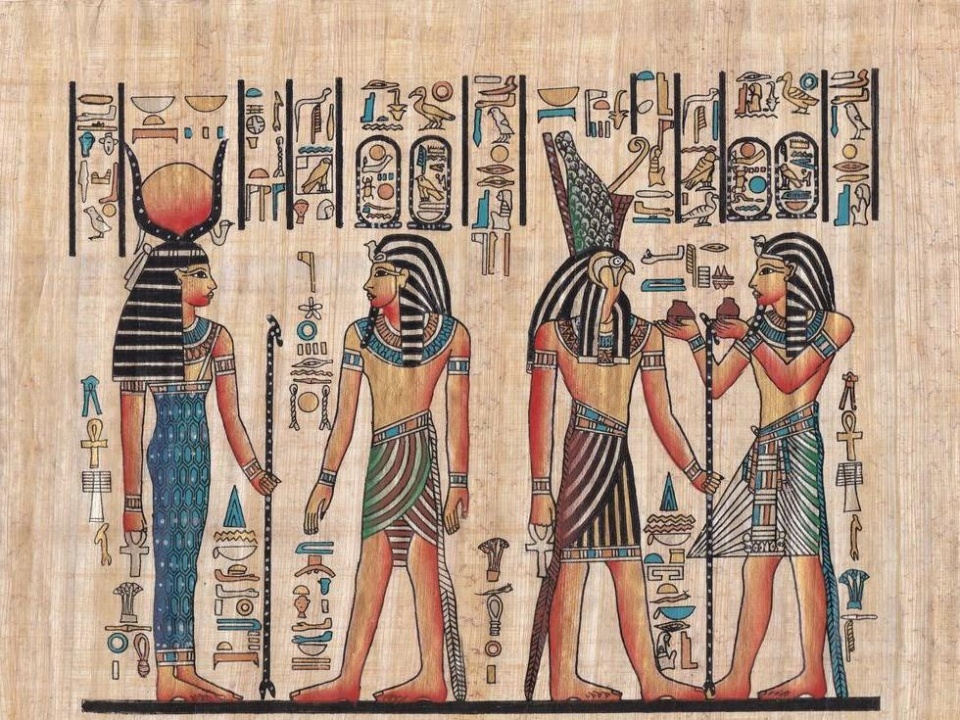 与匈奴人种迄今的含糊不清不同,大量的古埃及壁画把古埃及人种描绘得