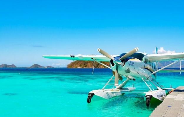 水上直升机带你畅游私岛领域,探秘古堡