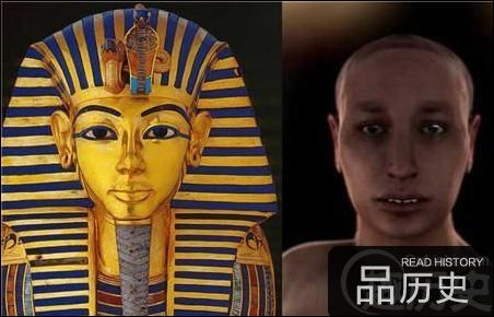 埃及法老王图坦卡蒙真容曝光:龅牙足畸形