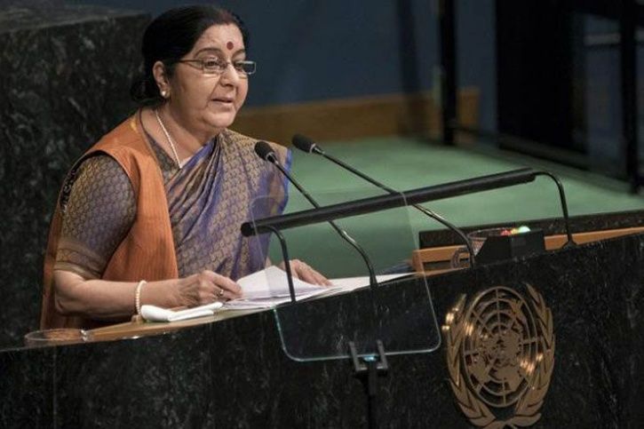 印度外交部长斯瓦拉吉