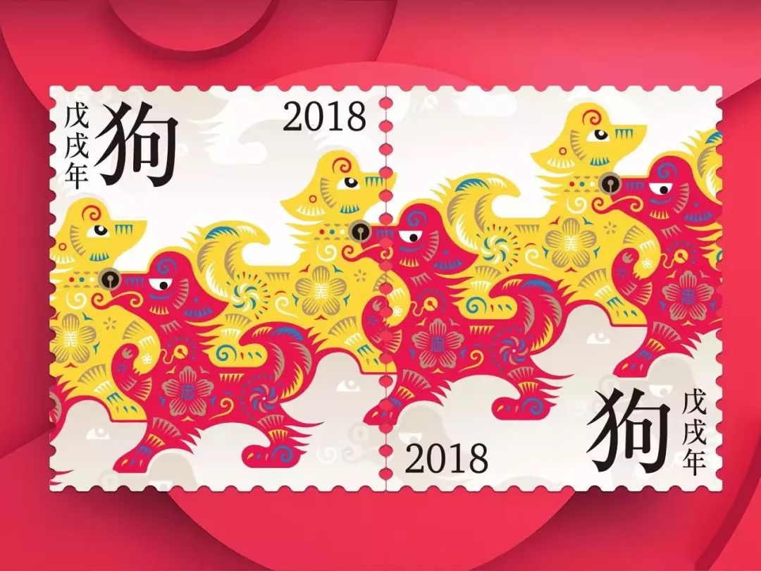 法国"狗年邮票"新鲜出炉,各国的汪哪个最有"旺相"?