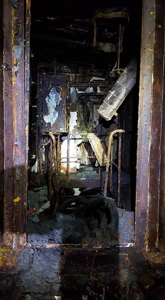 "世越"号沉船内部公开