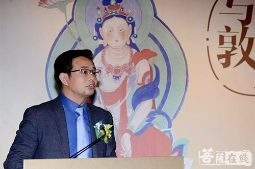 "写意敦煌"中新佛教书画展于新加坡开幕