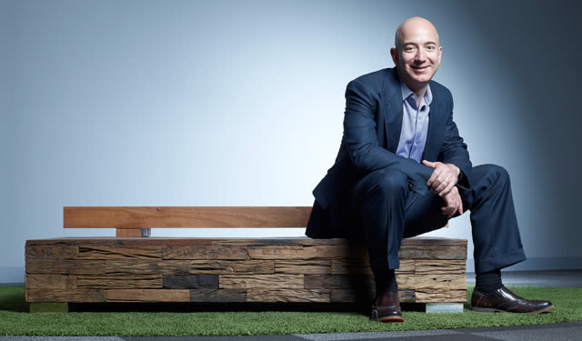 亚马逊创始人个人财富超1500亿美元 成为现代史上第一富豪