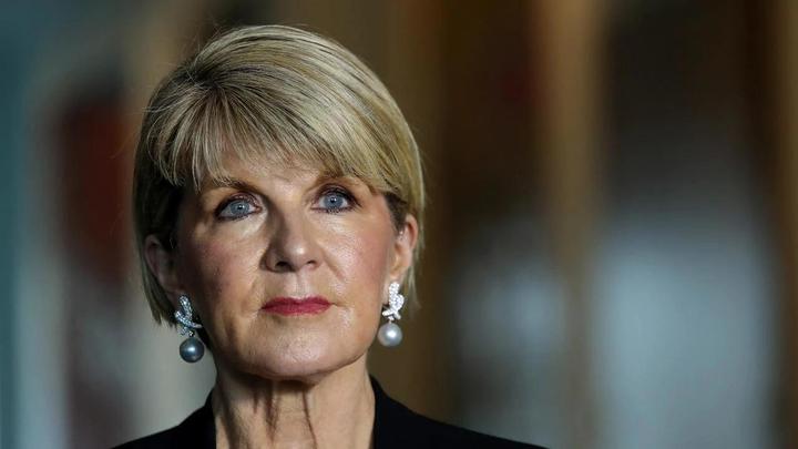 毕晓普女士与澳大利亚国防部长玛丽斯·佩恩(marise payne)在美国与