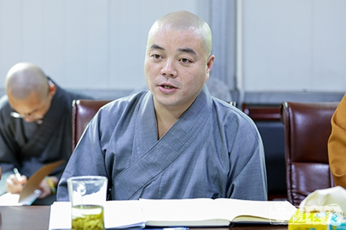 湖州市佛教协会会长慈满法师希望湖州佛教界要以学习贯彻十九大精神为