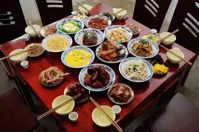 中国八仙桌上吃饭的规矩!