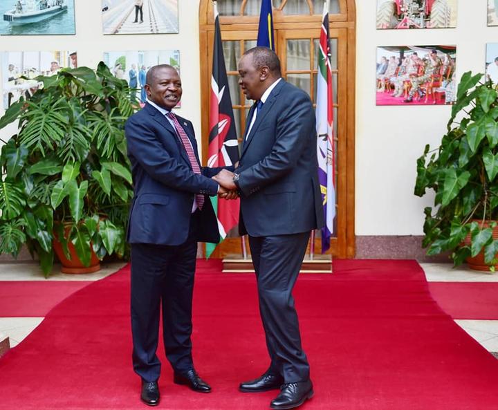 南非副总统与肯尼亚总统举行双边会谈
