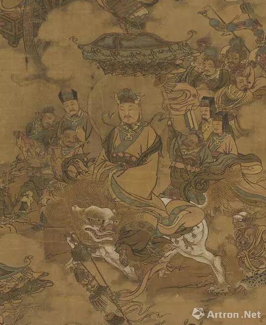 《三官出巡图》之"天官"