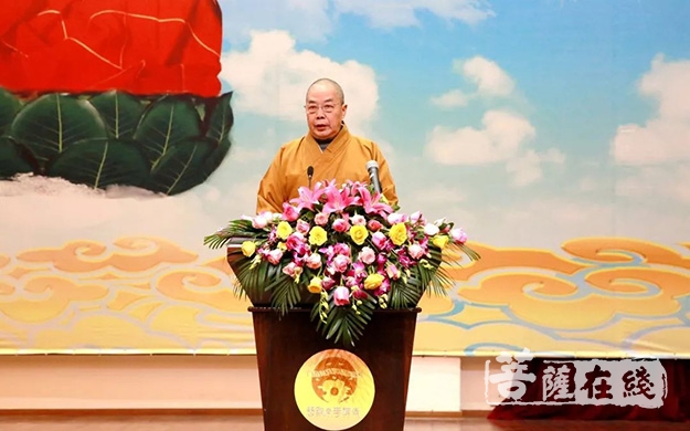 广东省佛教协会常务副会长传正大和尚致辞