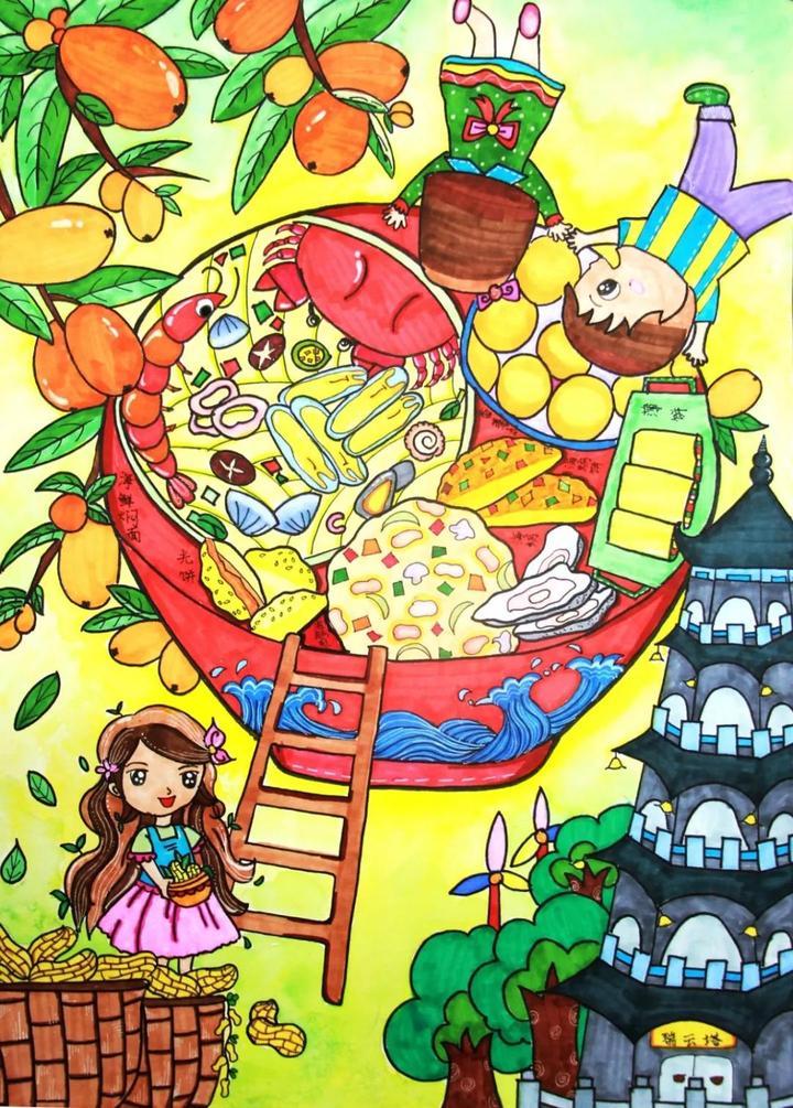 福清这700位孩子用28天时间画出一座城