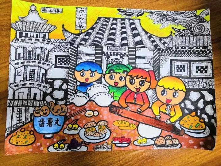 福清这700位孩子用28天时间画出一座城