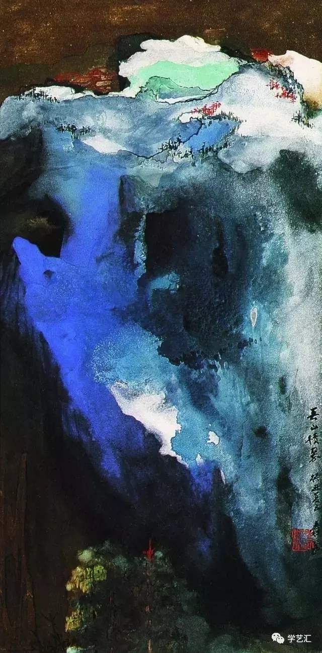 善子昆仲创立"大风堂派",是二十世纪中国画坛最具传奇色彩的泼墨画工